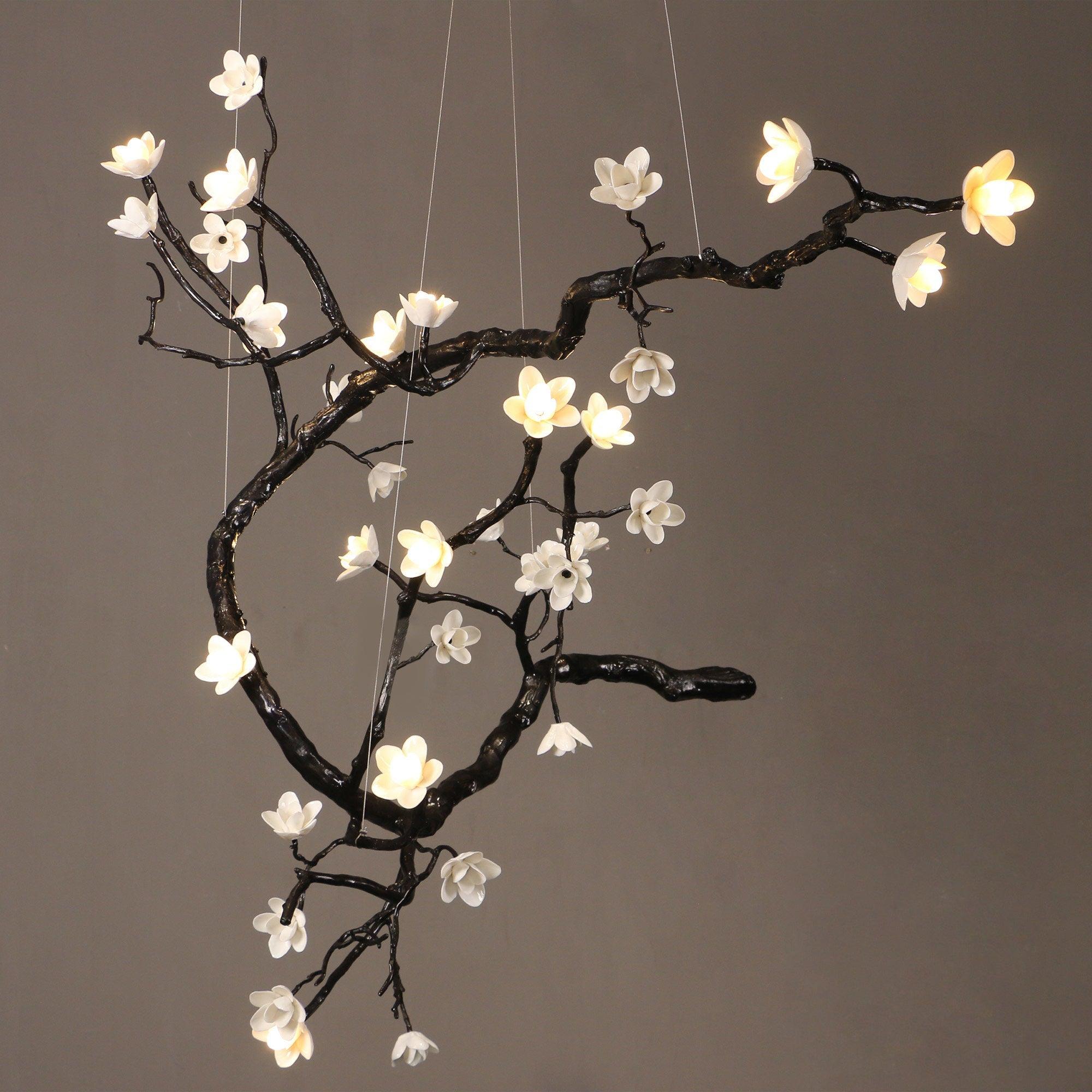Aura Flora Branch Flower Chandelier