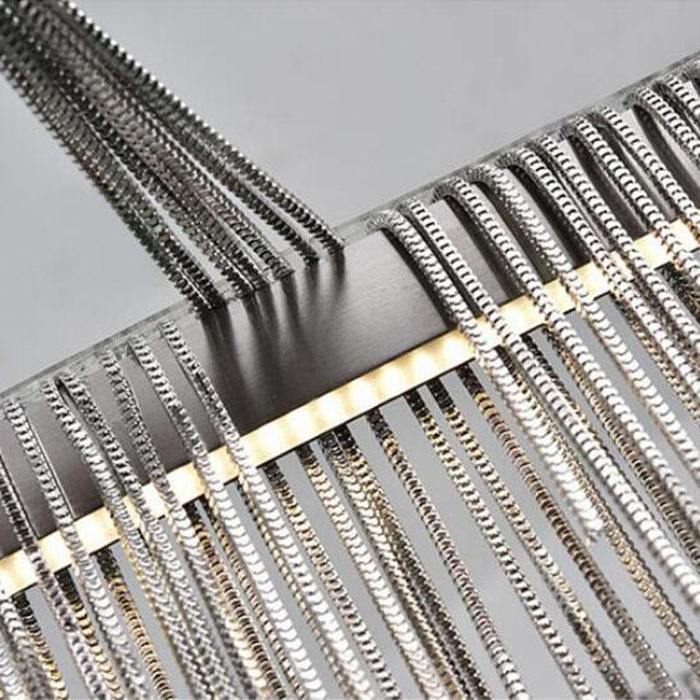 Bunny Aluminum Chain Tassel Chandelier-Vancei