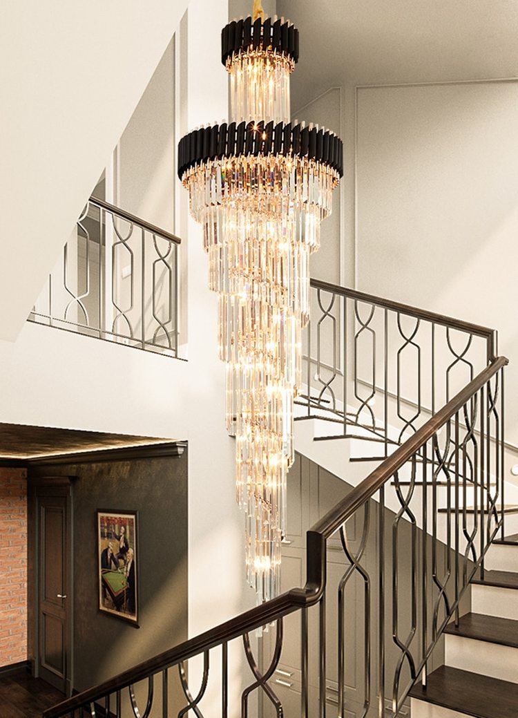 Cyrus Multiple Tier Crystal Chandelier-Vancei