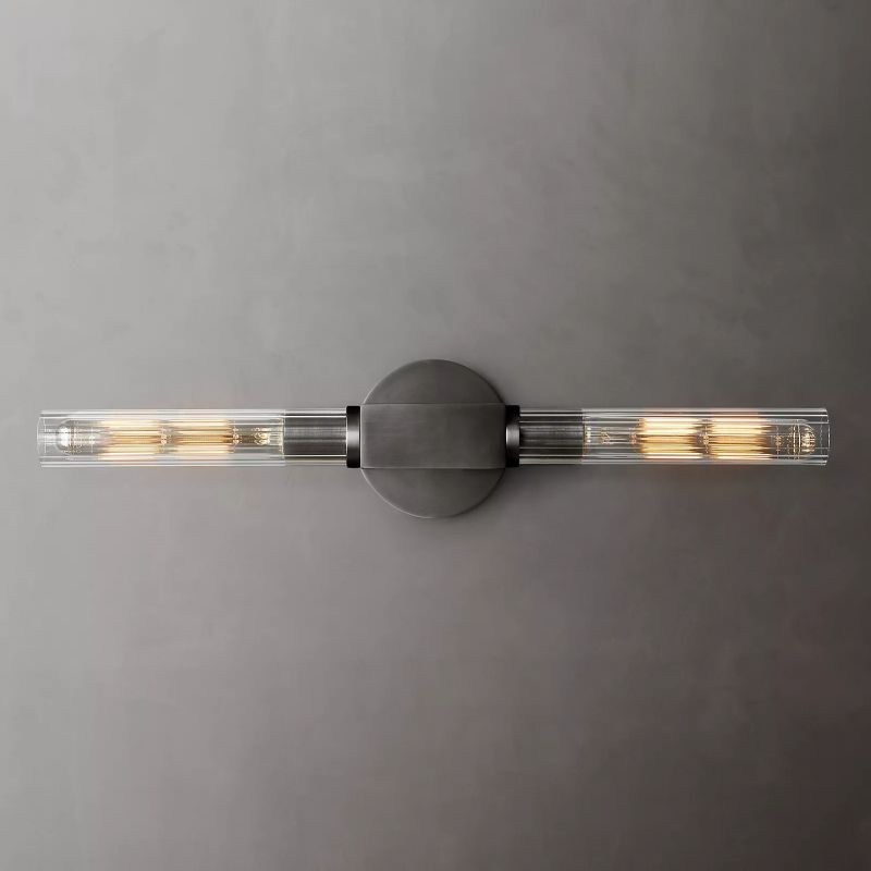 Cannel Candlestick Linear Long Sconce-Vancei