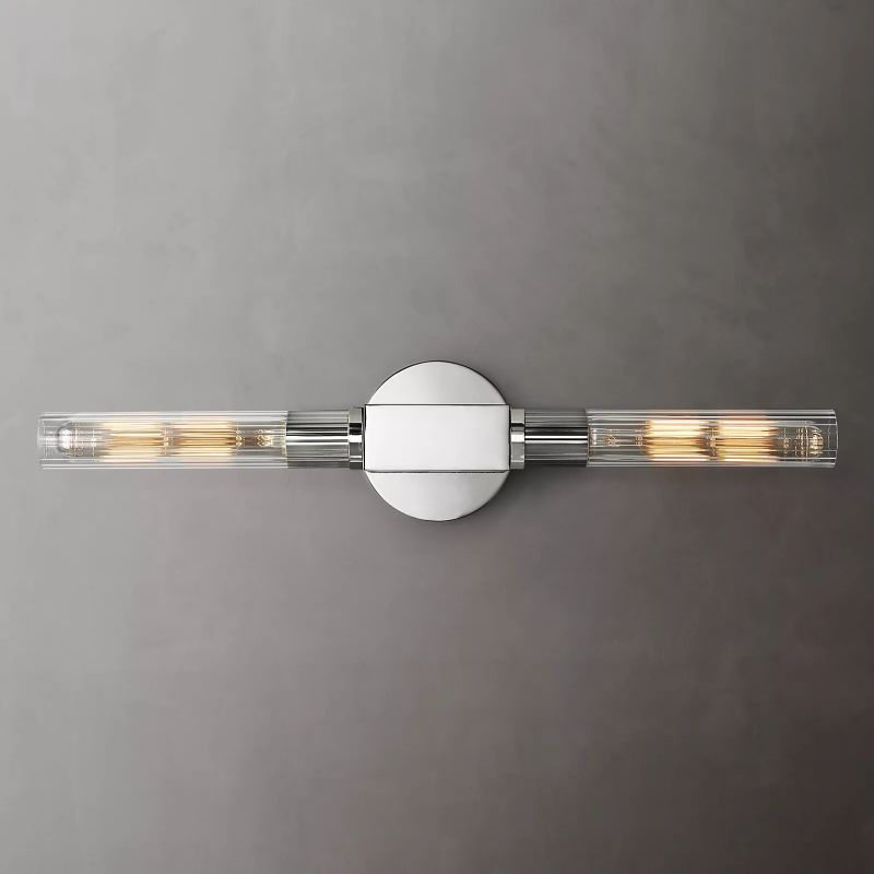 Cannel Candlestick Linear Long Sconce-Vancei