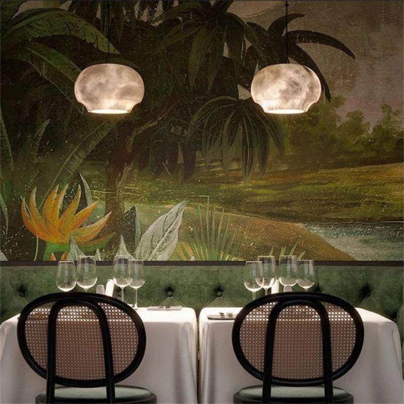 Alabaster Celine Pendant 9.5" D 10.2" D-Vancei