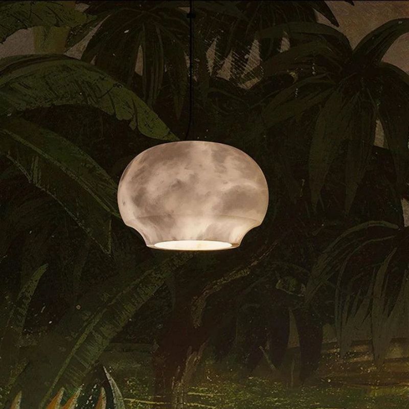 Alabaster Celine Pendant 9.5" D 10.2" D-Vancei