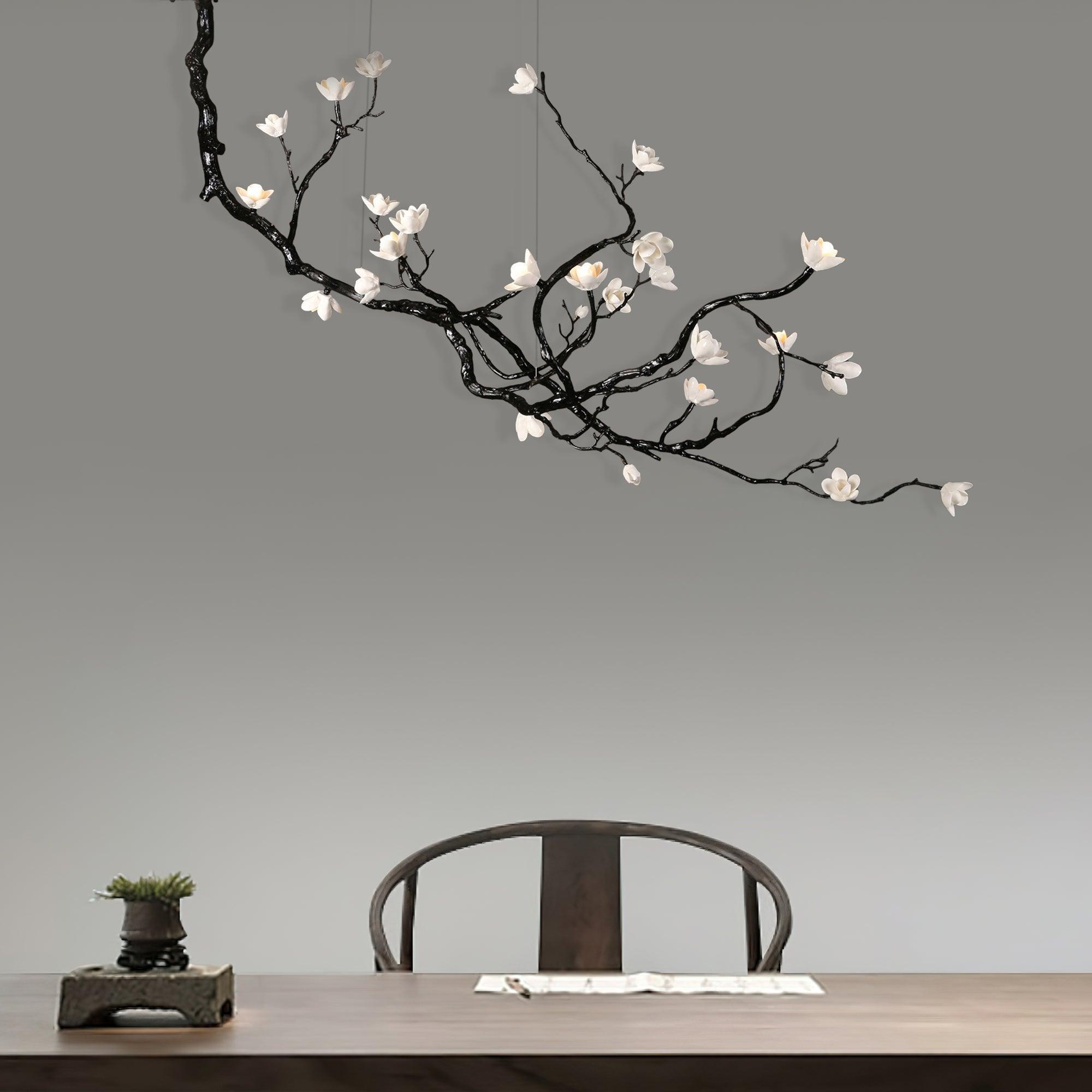 Aura Flora Ceramic Flower Chandelier