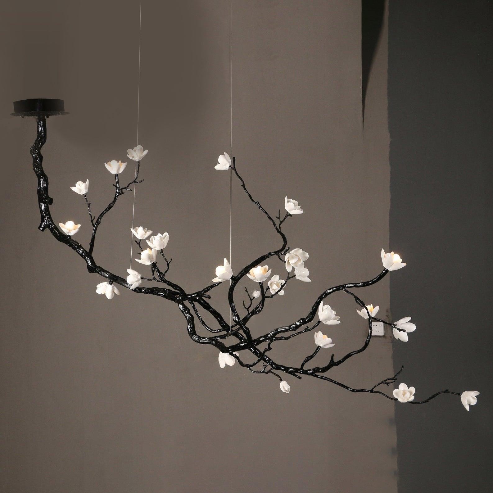 Aura Flora Ceramic Flower Chandelier