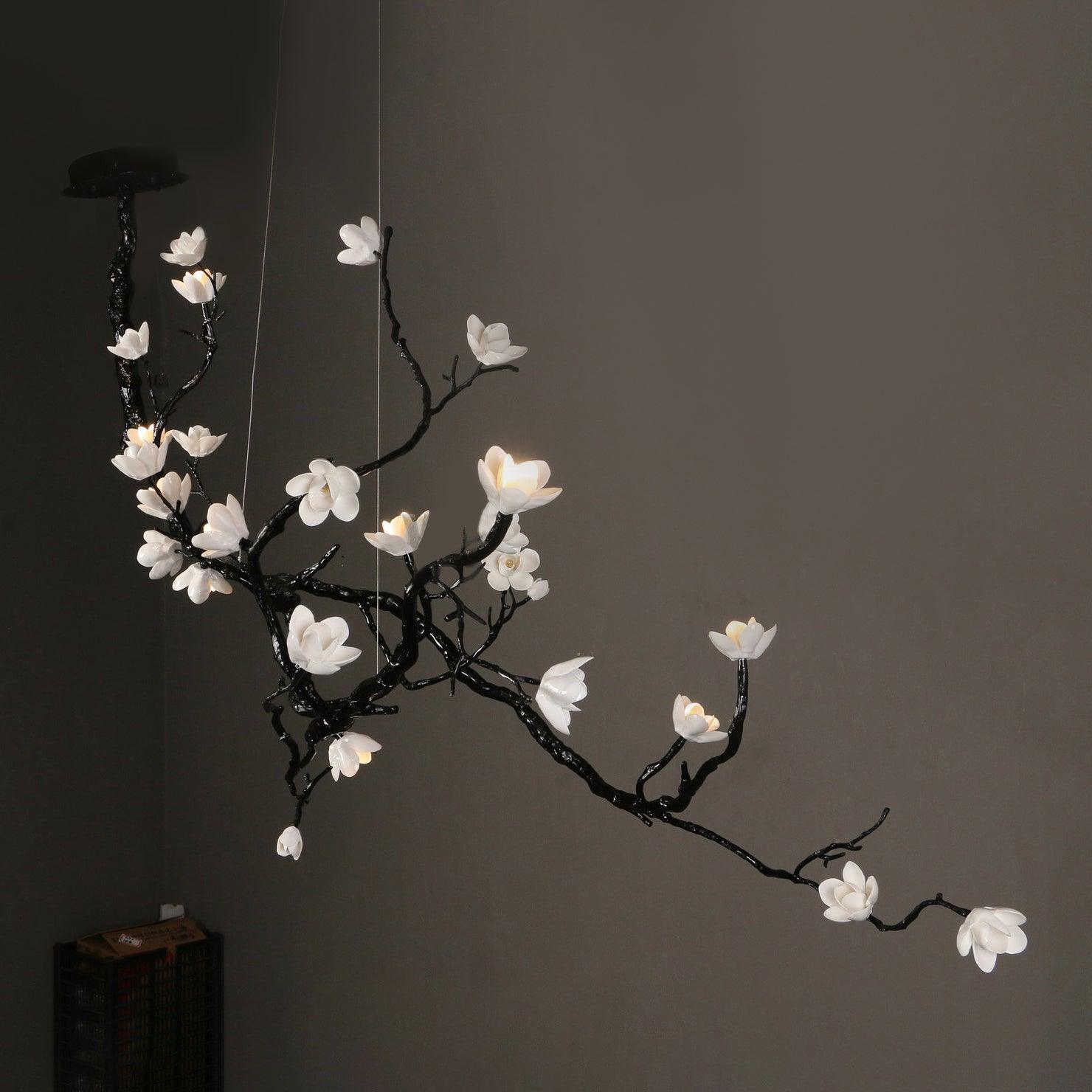 Aura Flora Ceramic Flower Chandelier