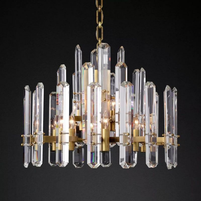 Donnington Round Chandelier 24"-Vancei