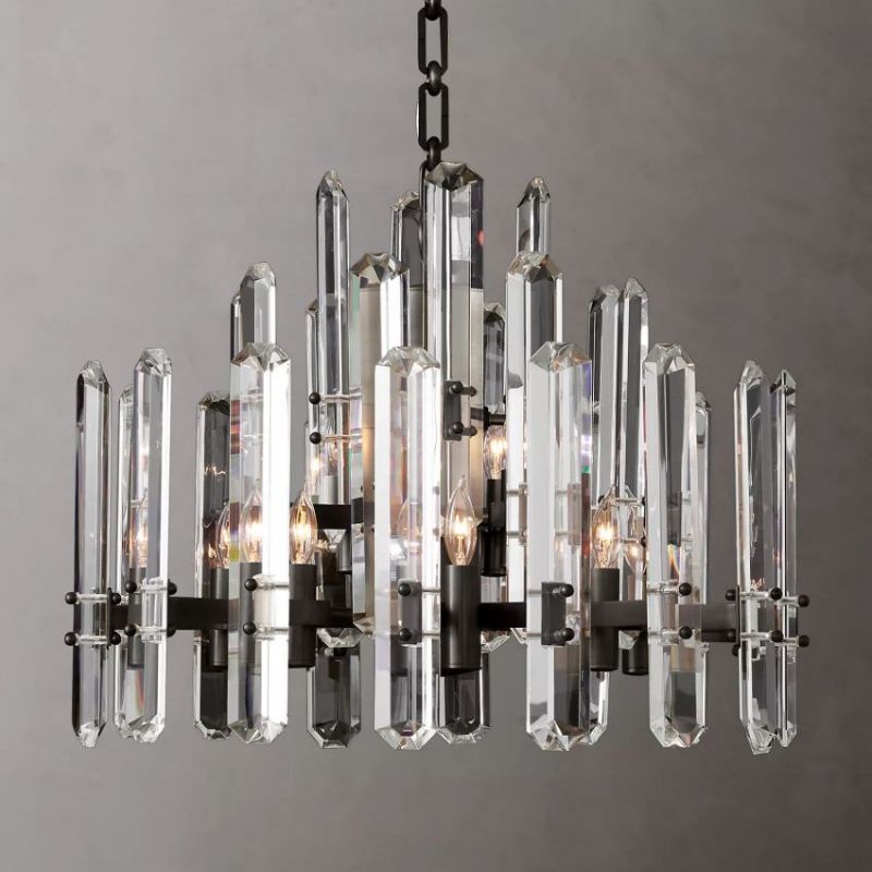 Donnington Round Chandelier 24"-Vancei