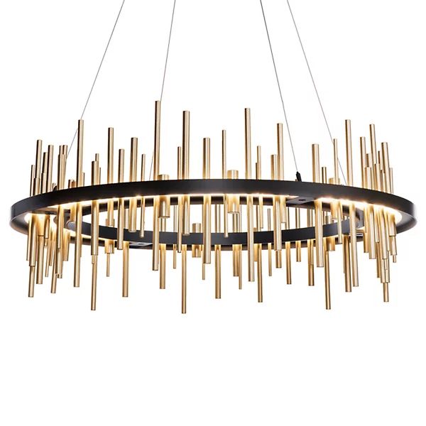 Cityscape Round LED Pendant Chandelier-Vancei