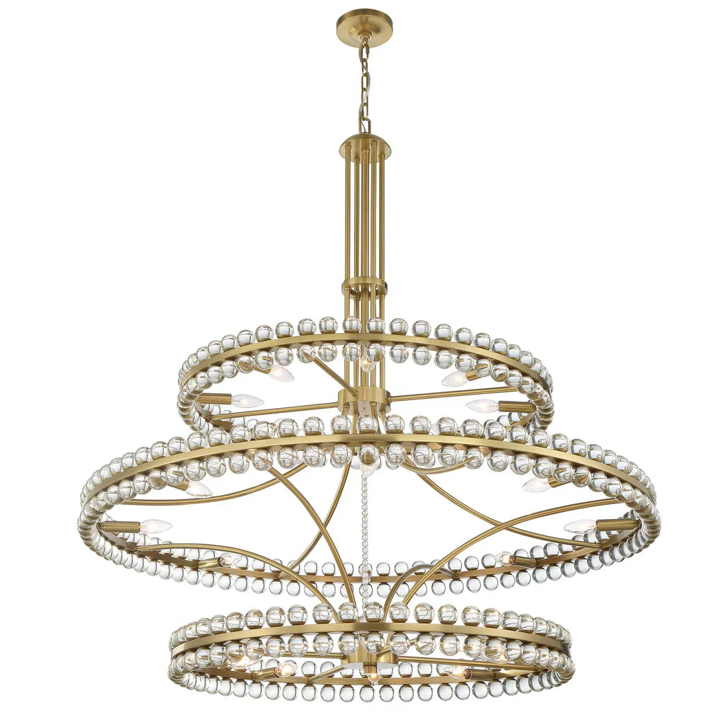 Caven 24 Light 3-Tier Chandelier 48''-Vancei