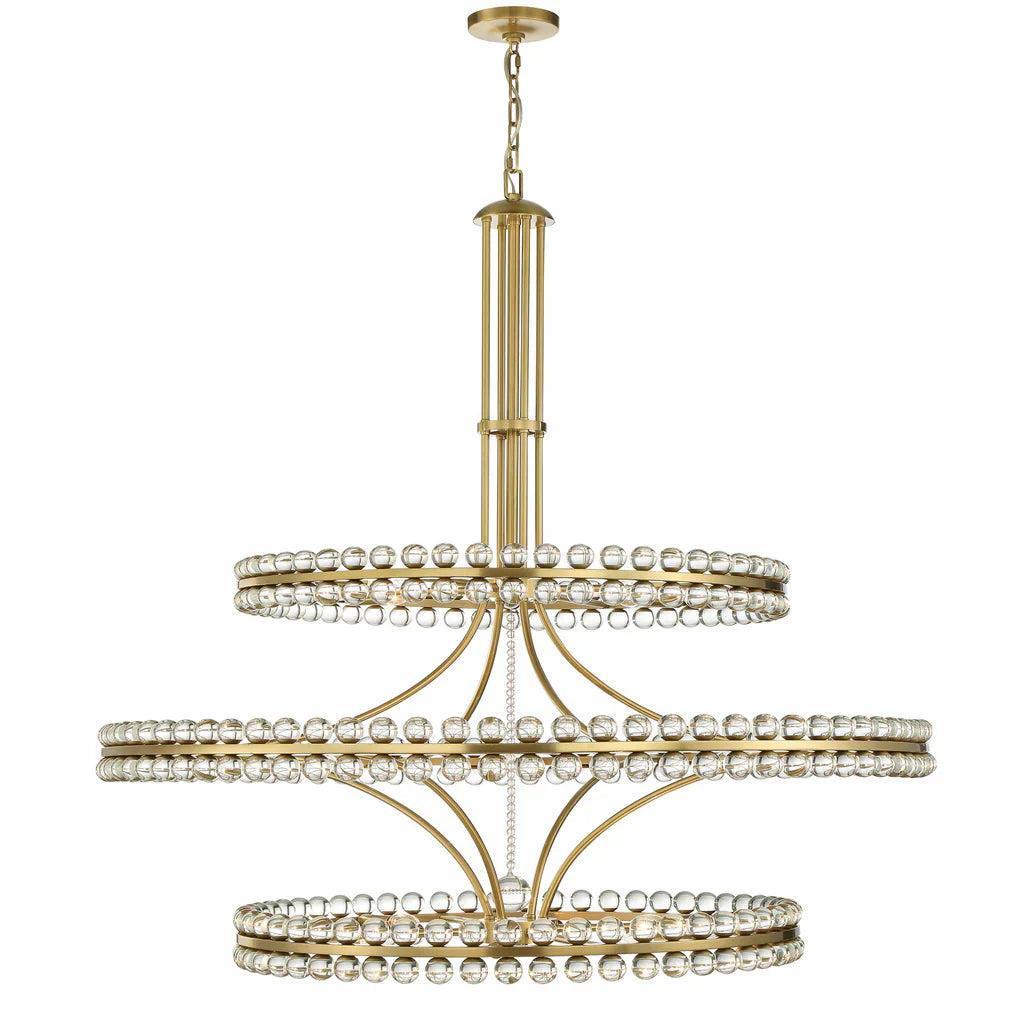 Caven 24 Light 3-Tier Chandelier 48''-Vancei