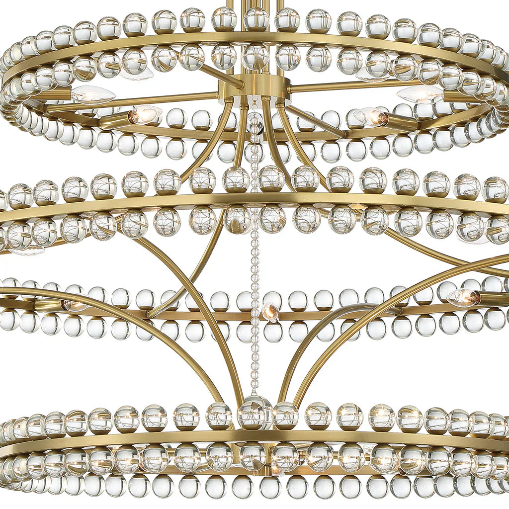 Caven 24 Light 3-Tier Chandelier 48''-Vancei
