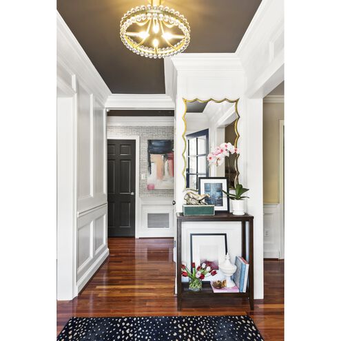 Caven 4 Light Semi Flush Ceiling Light 18''-Vancei