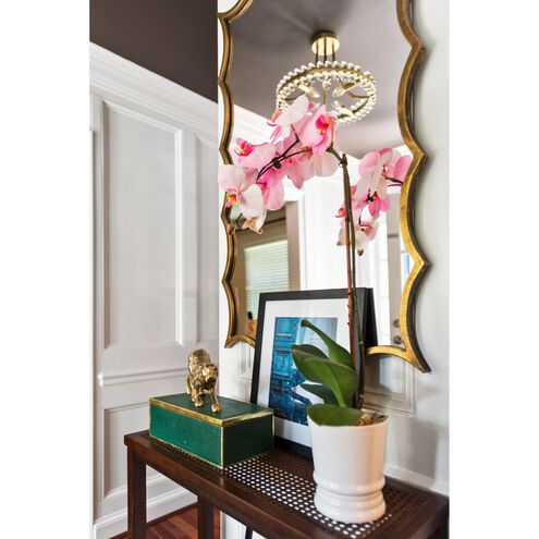 Caven 4 Light Semi Flush Ceiling Light 18''-Vancei