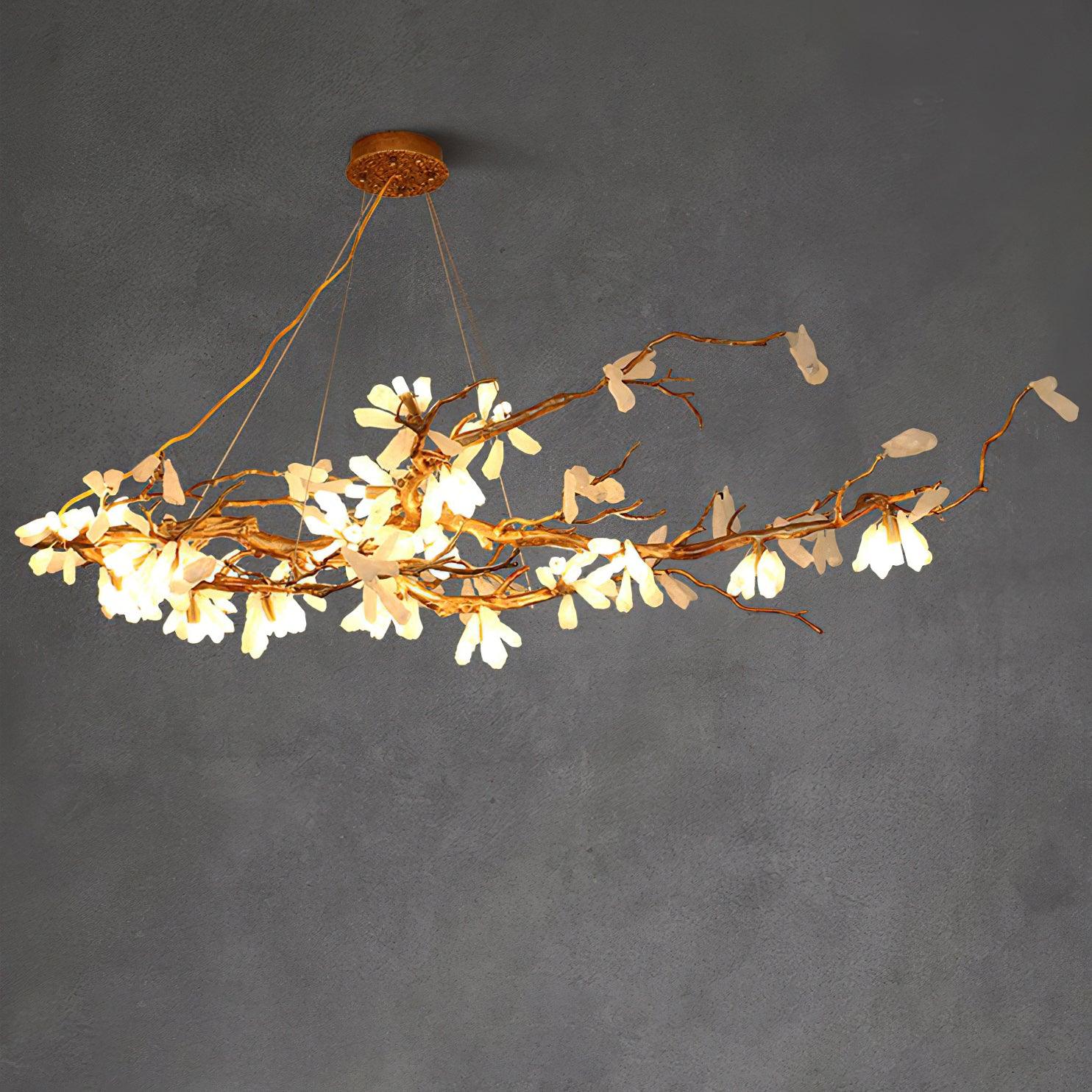 Aura Flora Natural Stone Chandelier