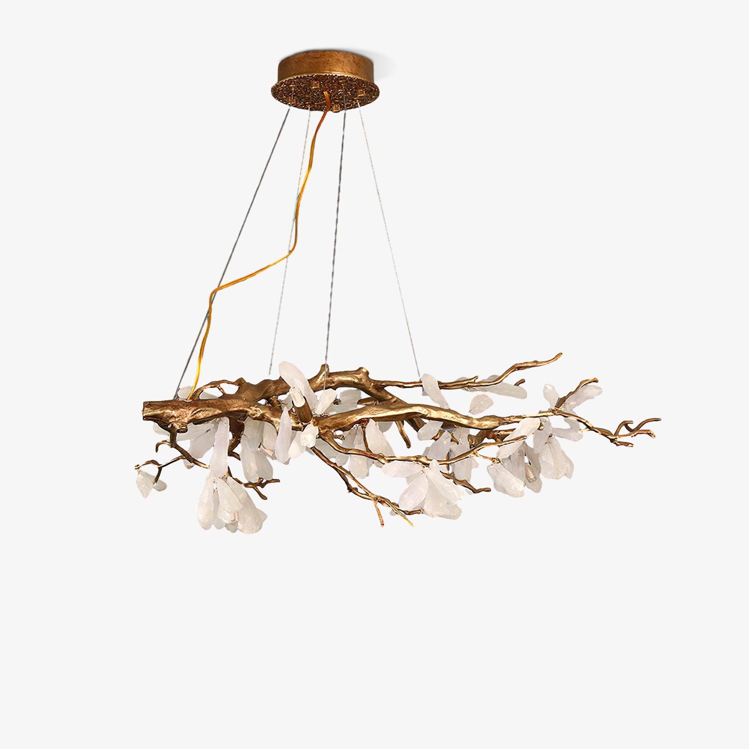 Aura Flora Natural Stone Chandelier