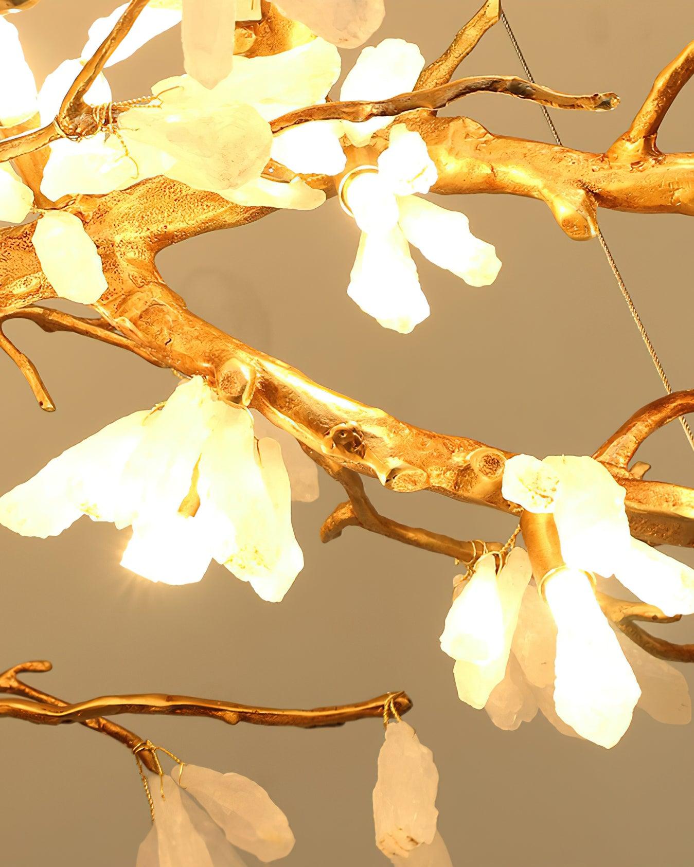 Aura Flora Natural Stone Chandelier