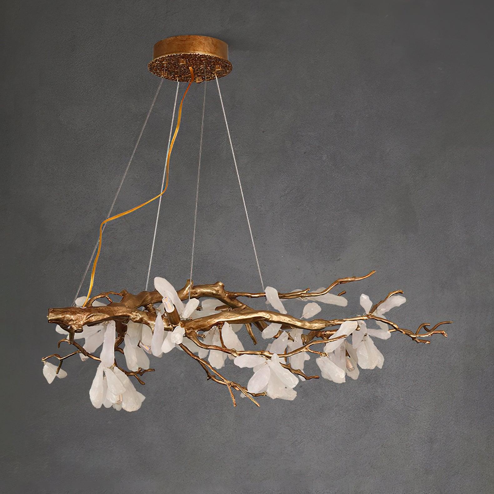 Aura Flora Natural Stone Chandelier