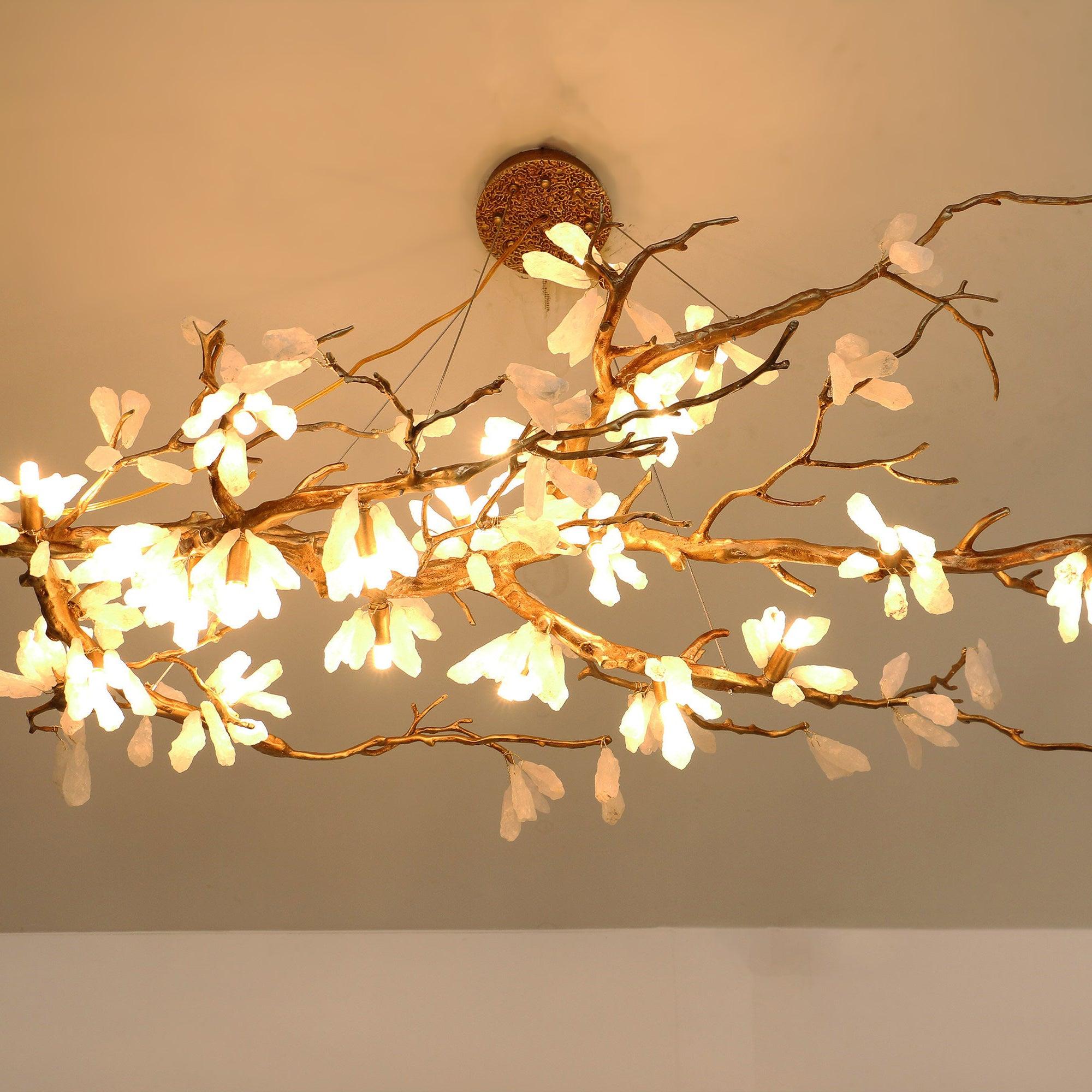 Aura Flora Natural Stone Chandelier