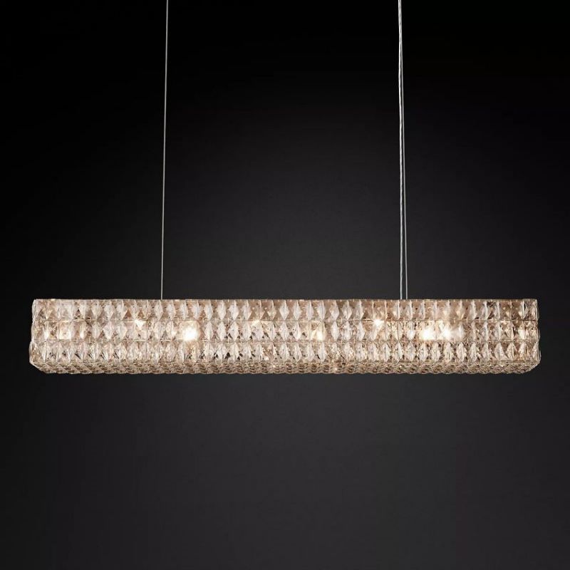 Medicis Crystal Linear Chandelier-Vancei