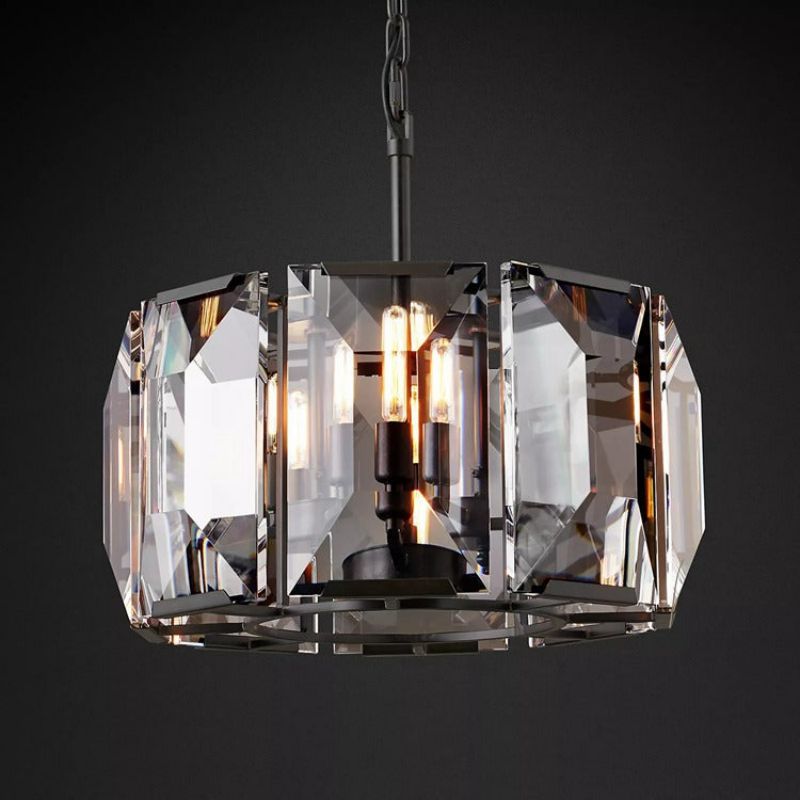 Hewson Multicurve Crystal Round Chandelier 19“-Vancei