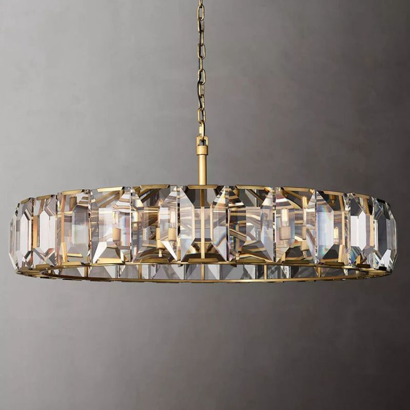 Hewson Multicurve Crystal Round Chandelier 60“-Vancei