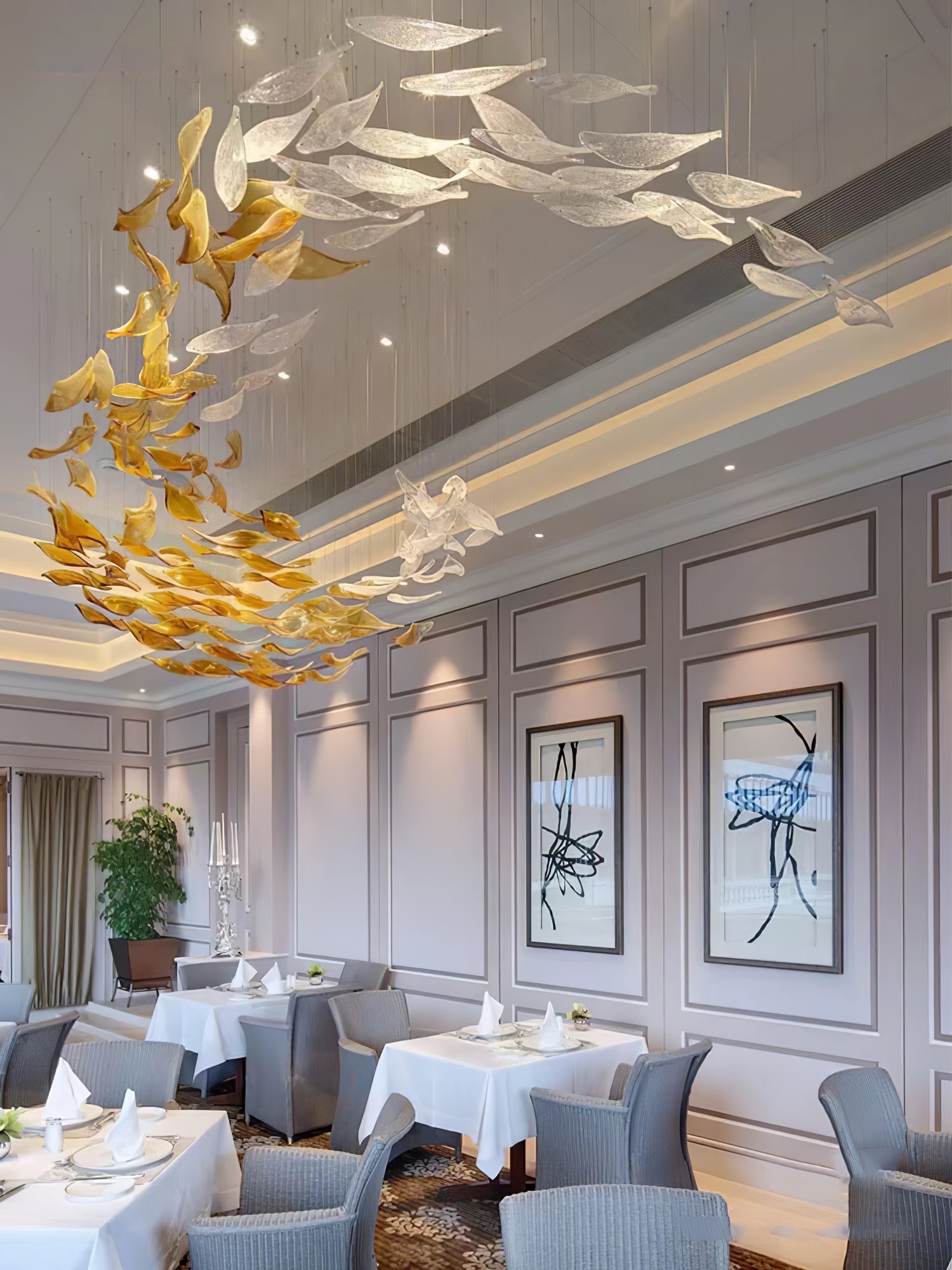 Swaying Leaves Chandelier-Vancei