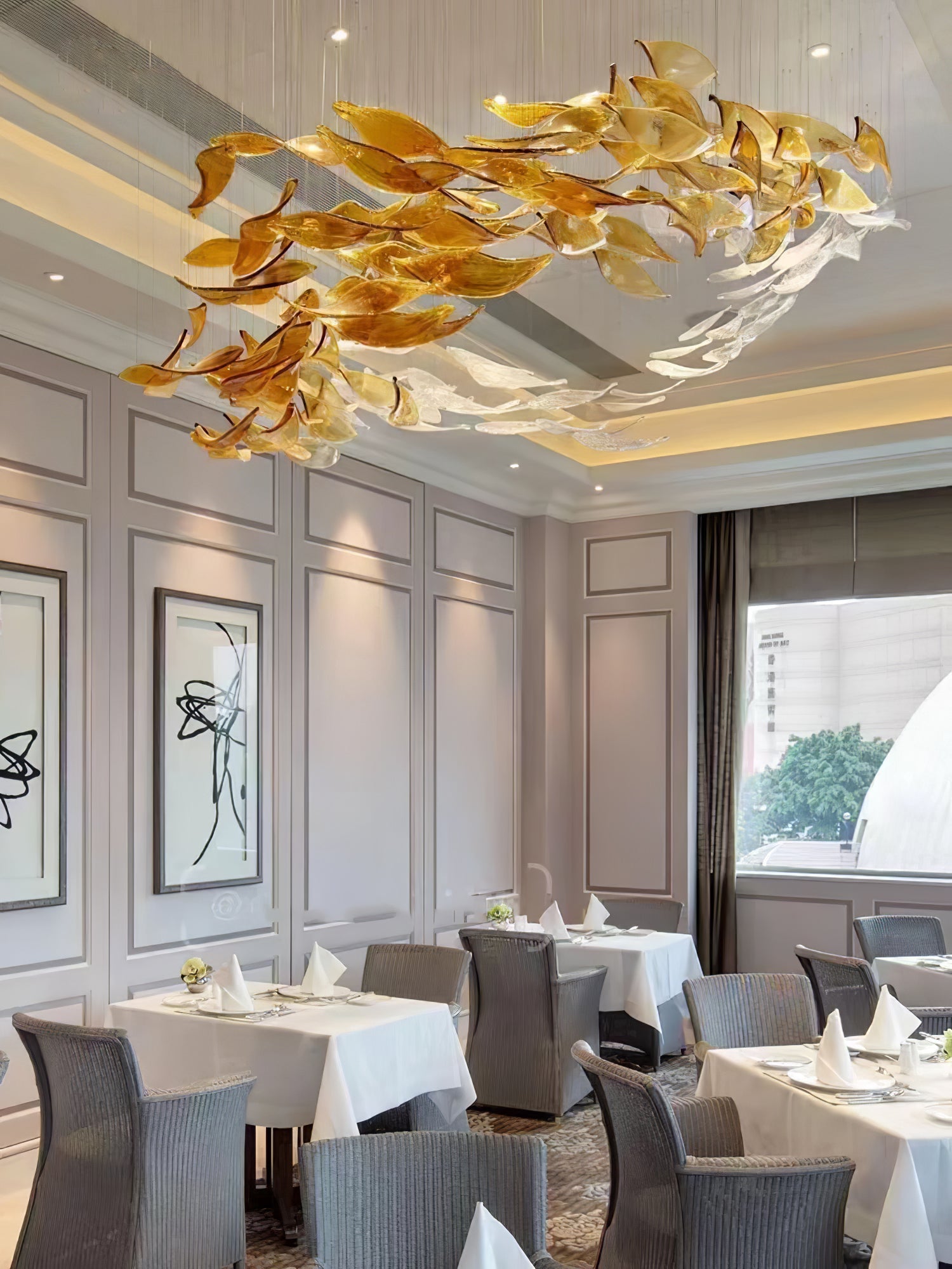 Swaying Leaves Chandelier-Vancei