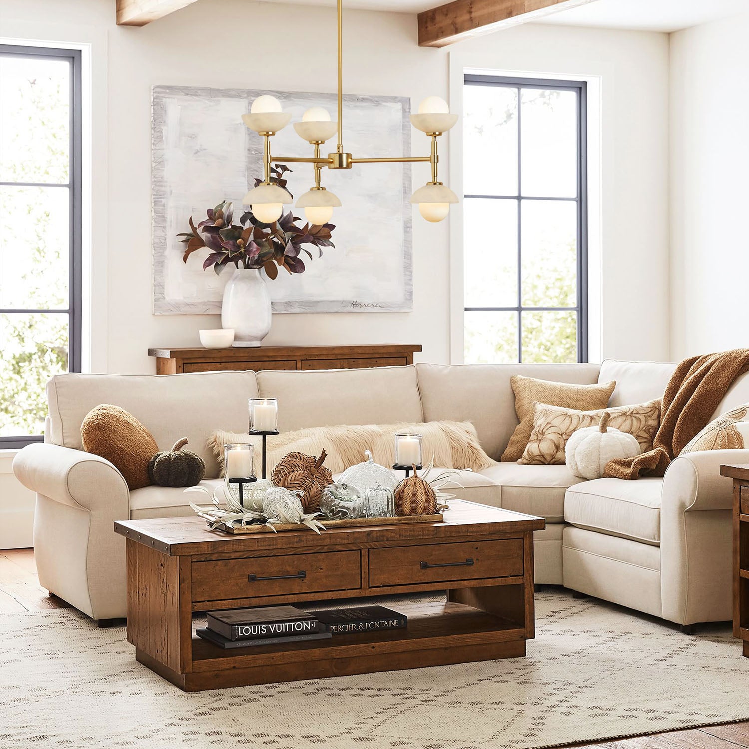 Glowen Alabaster Chandelier