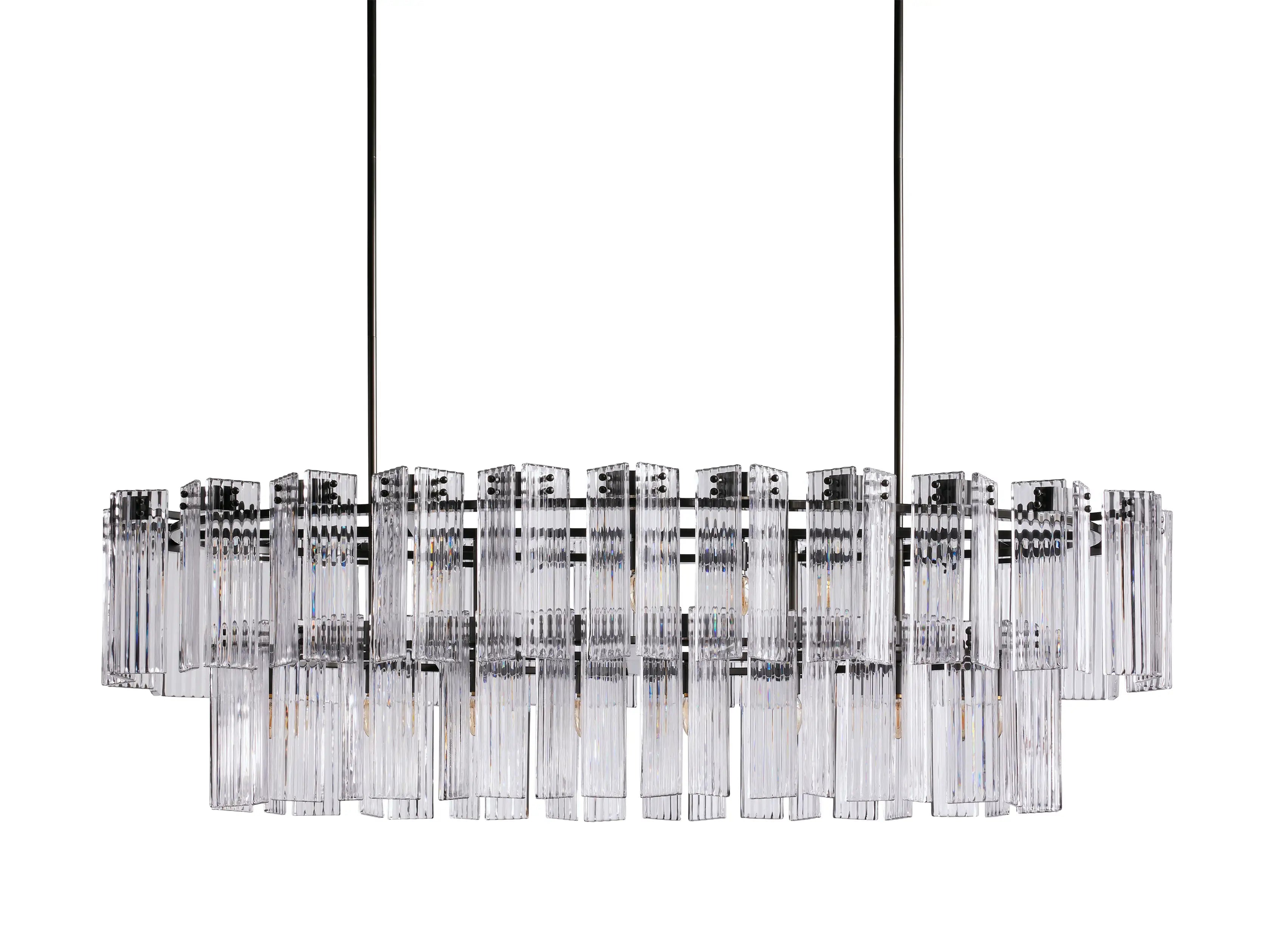 Delsia Oval Chandelier 51''63''72''-Vancei