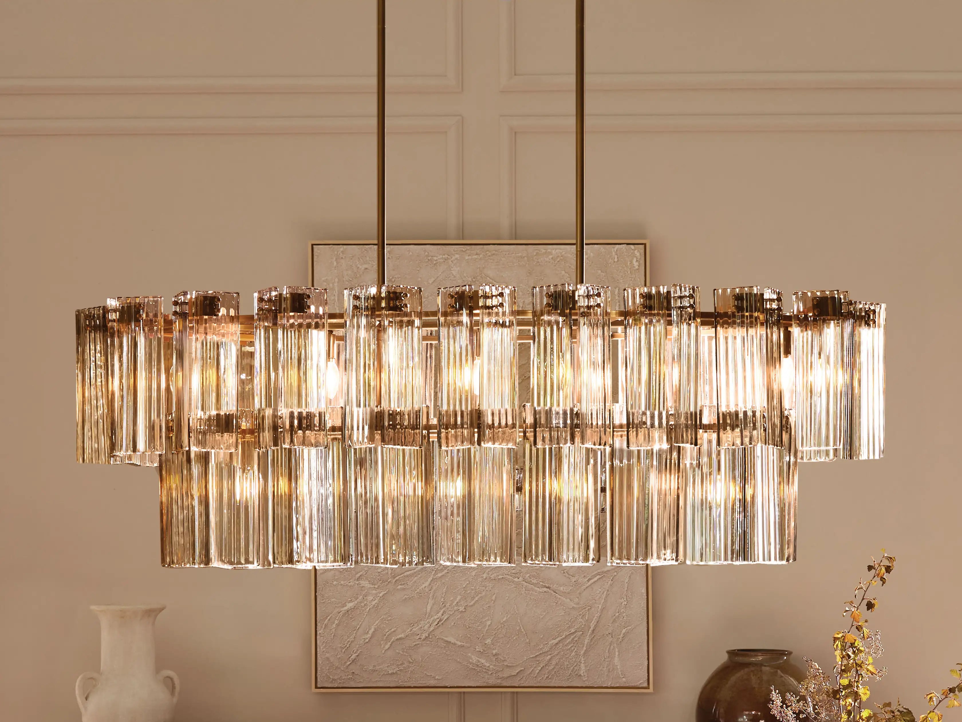 Delsia Oval Chandelier 51''63''72''-Vancei