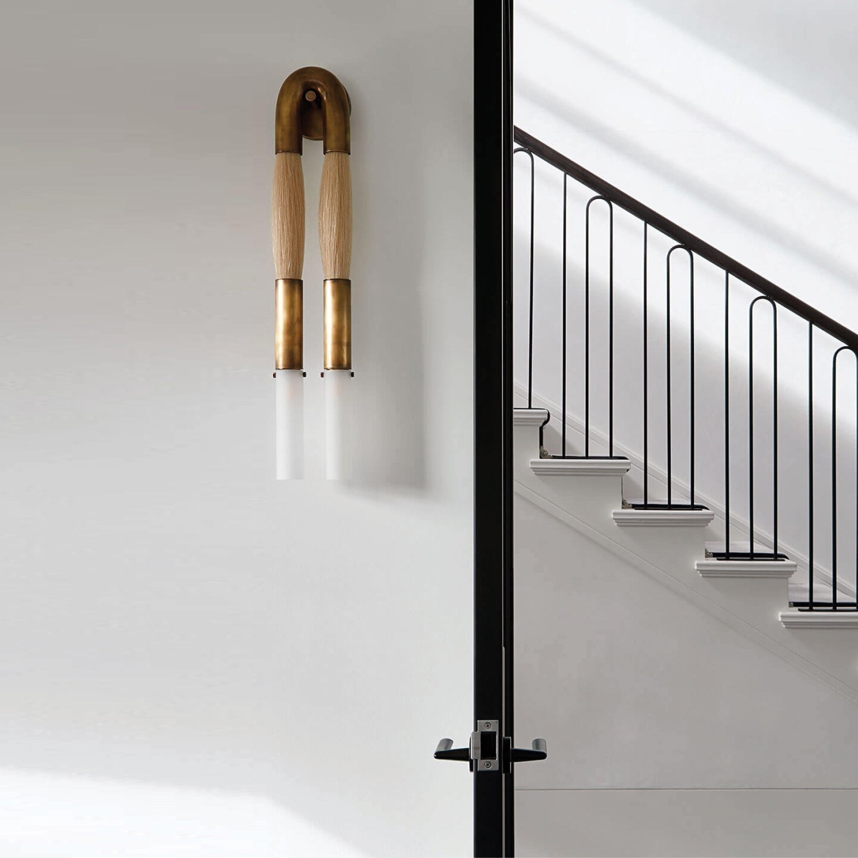 Antonia Horsehair Double Sconce