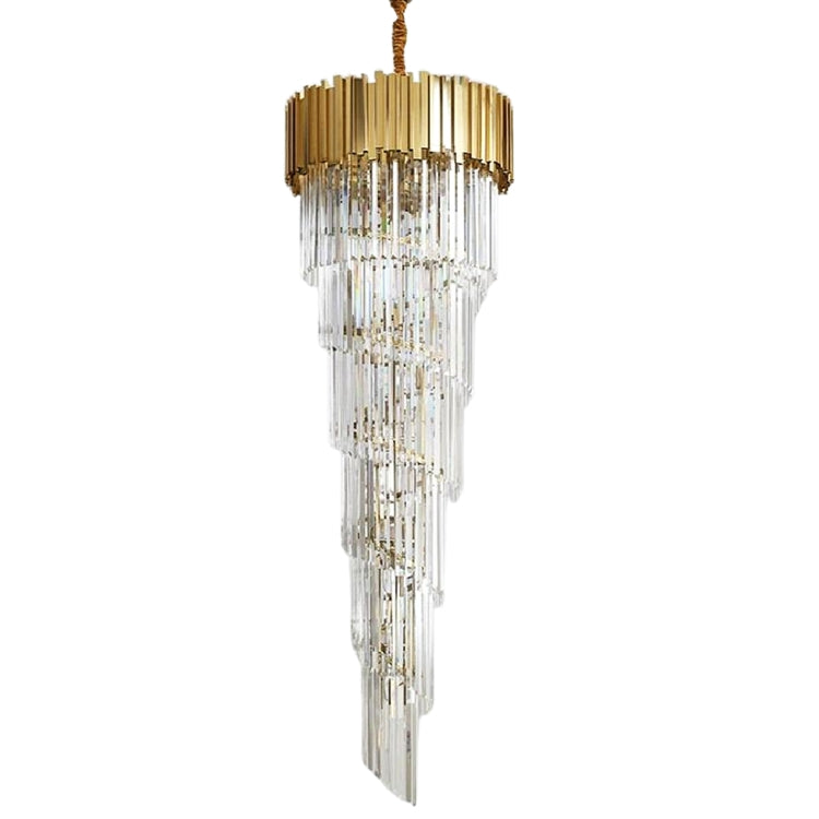Elian Gillani 2-Story Crystal Chandelier-Vancei