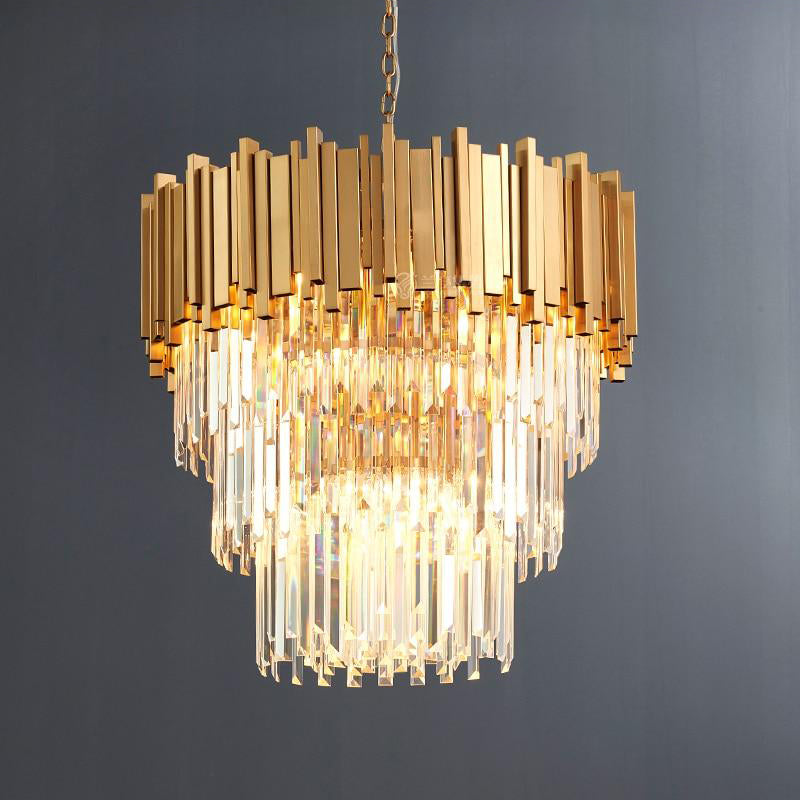 Elian Kaia Crystal Pendant Chandelier-Vancei