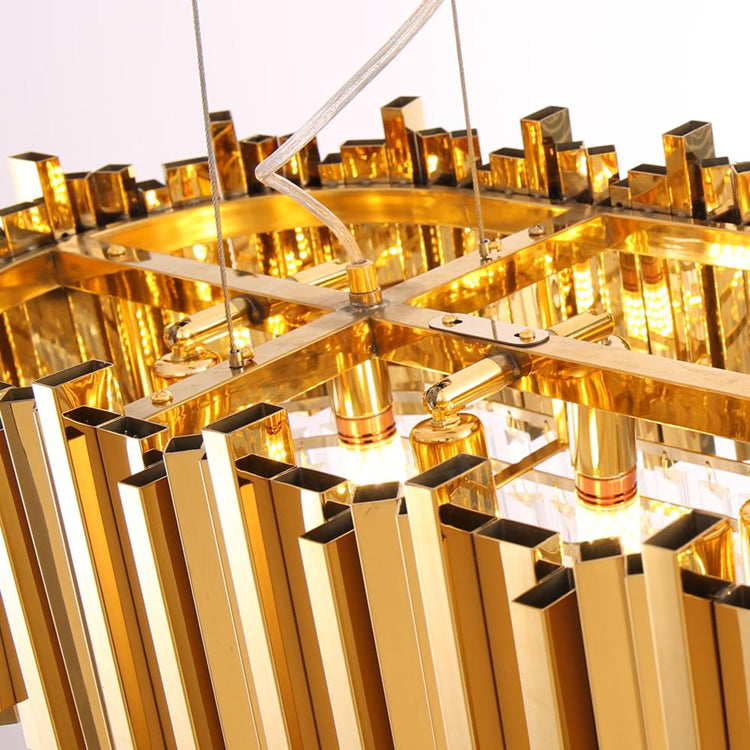 Elian Oval Crystal Chandelier-Vancei