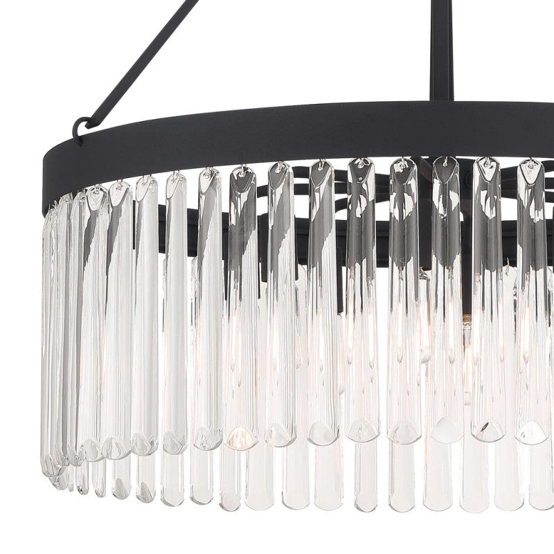Elemory 8 Light Round Chandelier-Vancei
