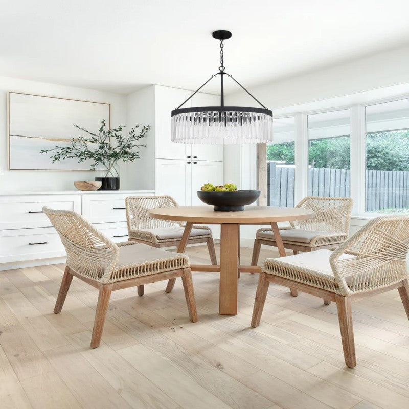 Elemory 8 Light Round Chandelier-Vancei