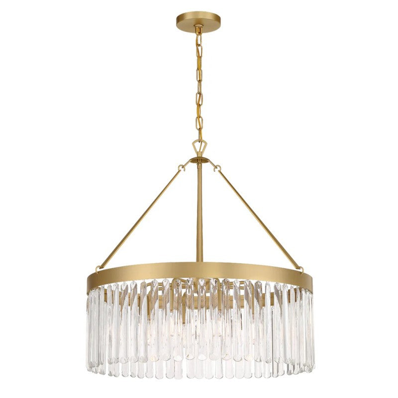Elemory 8 Light Round Chandelier-Vancei