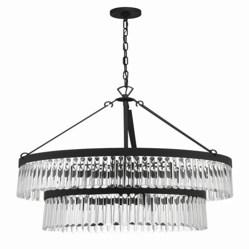 Elemory 9 Light Round Chandelier-Vancei