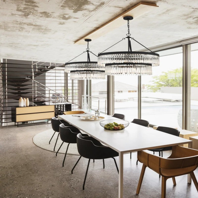 Elemory 9 Light Round Chandelier-Vancei