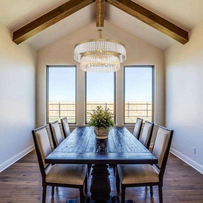 Elemory 9 Light Round Chandelier-Vancei