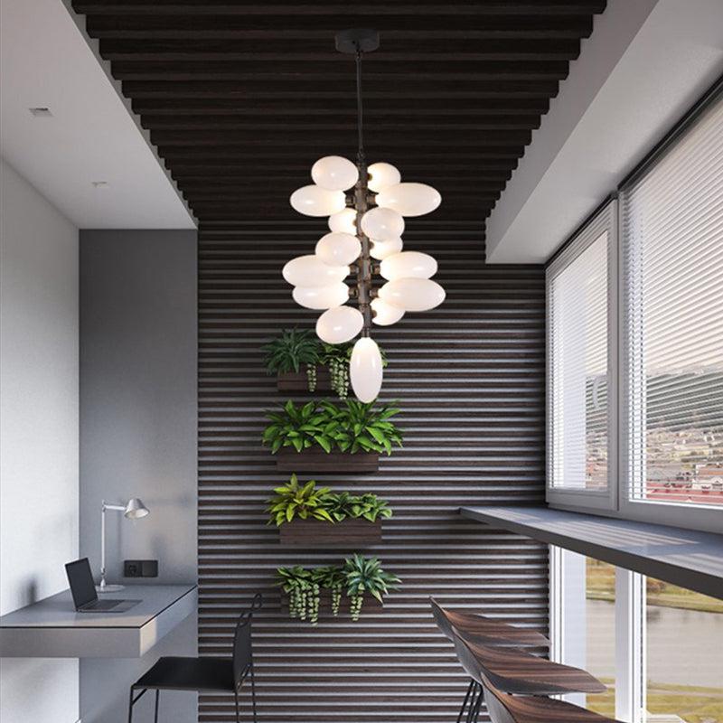 Escamoles Vertical Long Grape Chandelier-Vancei