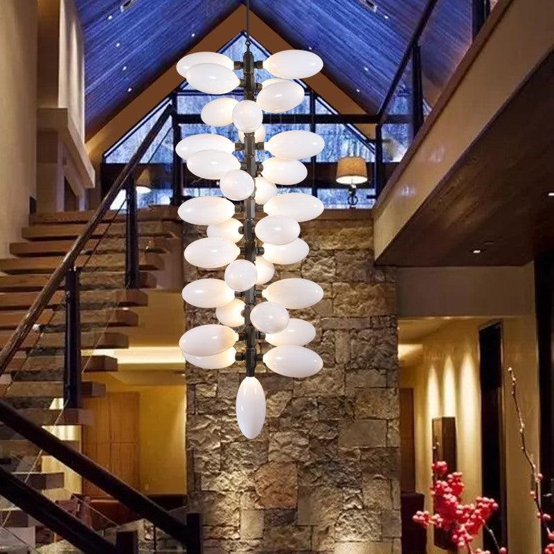 Escamoles Vertical Long Grape Chandelier-Vancei