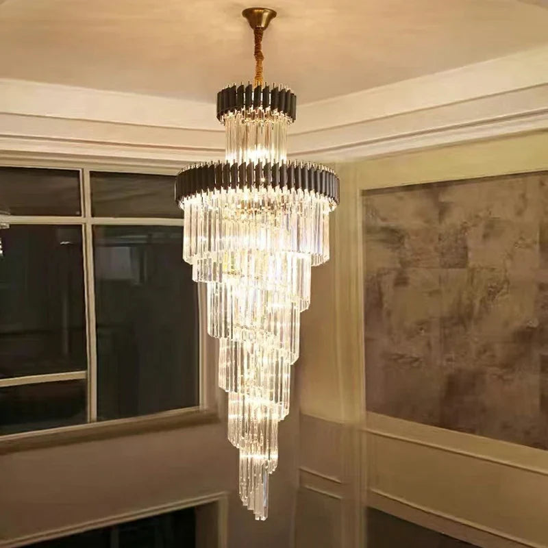 Cyrus Multiple Tier Crystal Chandelier-Vancei