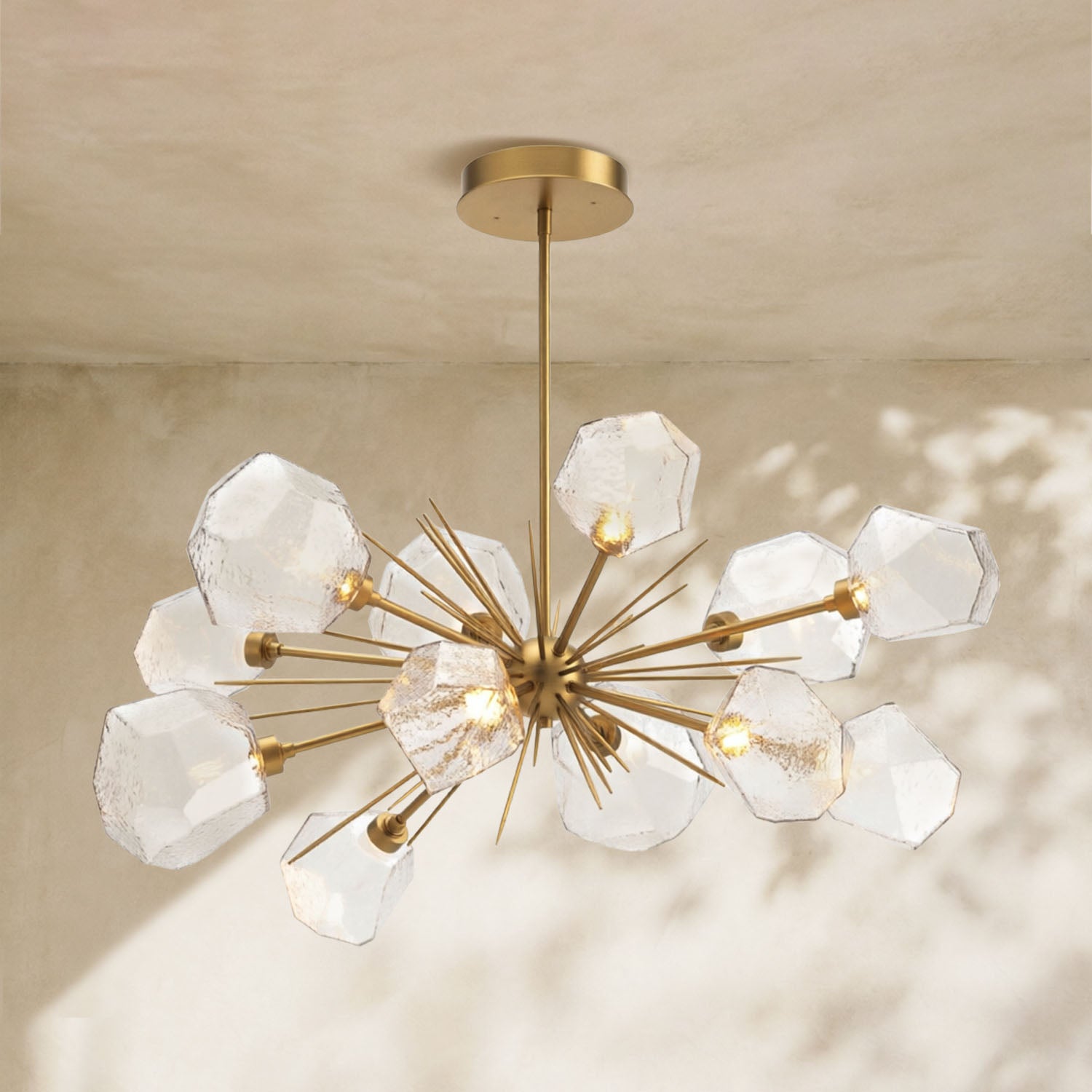 Art Twisted Oval Starburst Chandelier