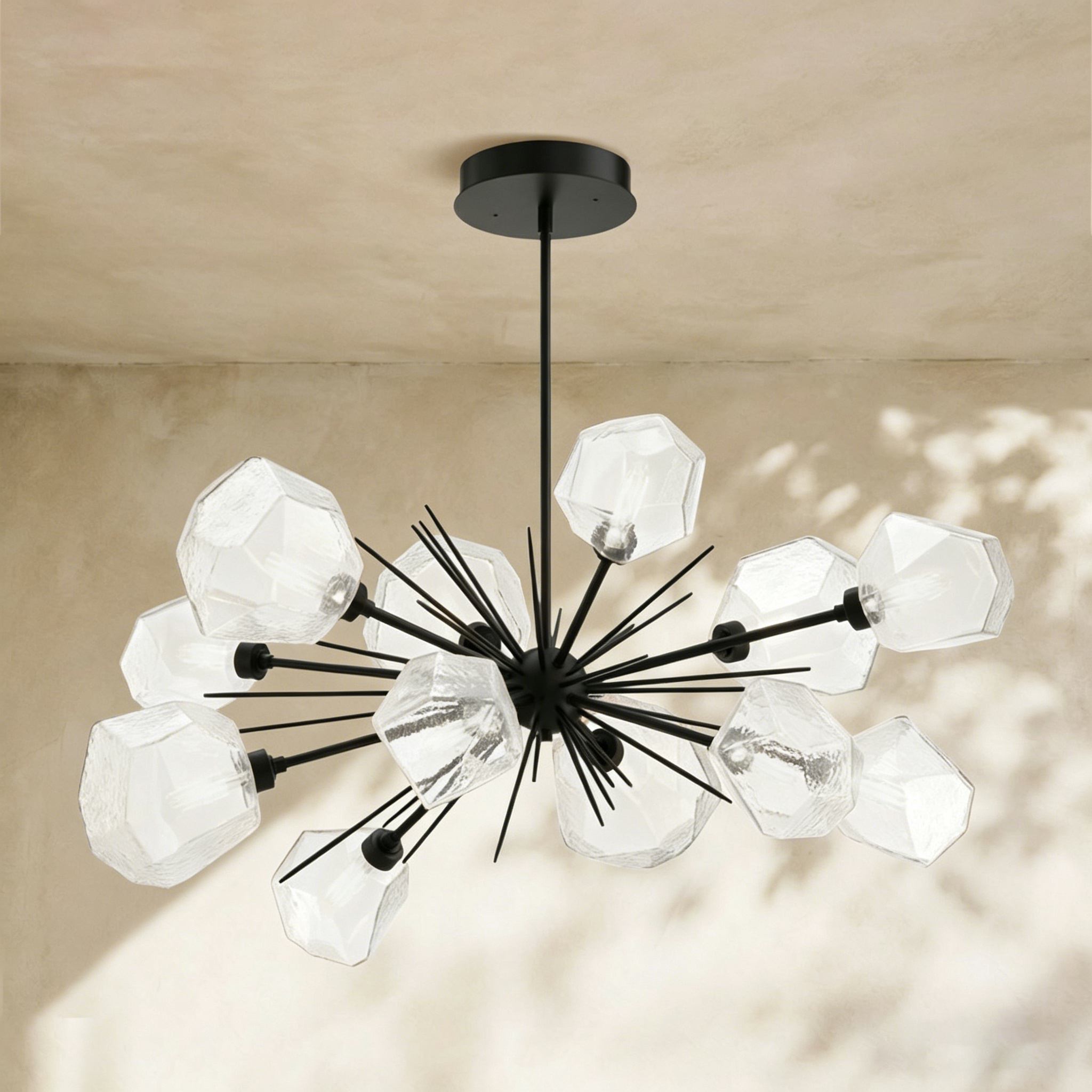 Art Twisted Oval Starburst Chandelier