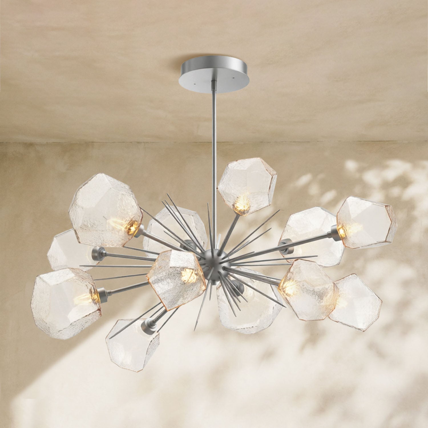 Art Twisted Oval Starburst Chandelier
