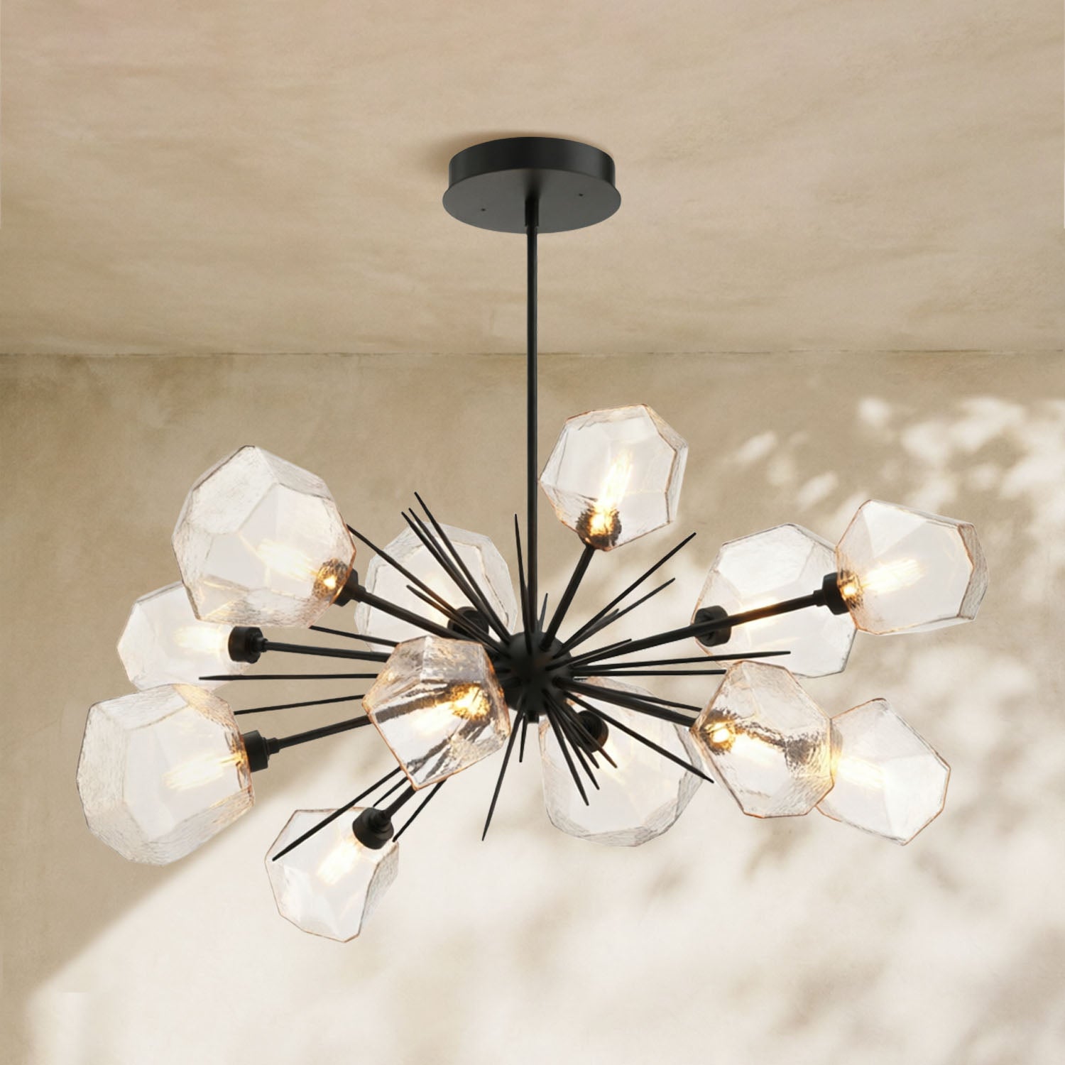 Art Twisted Oval Starburst Chandelier