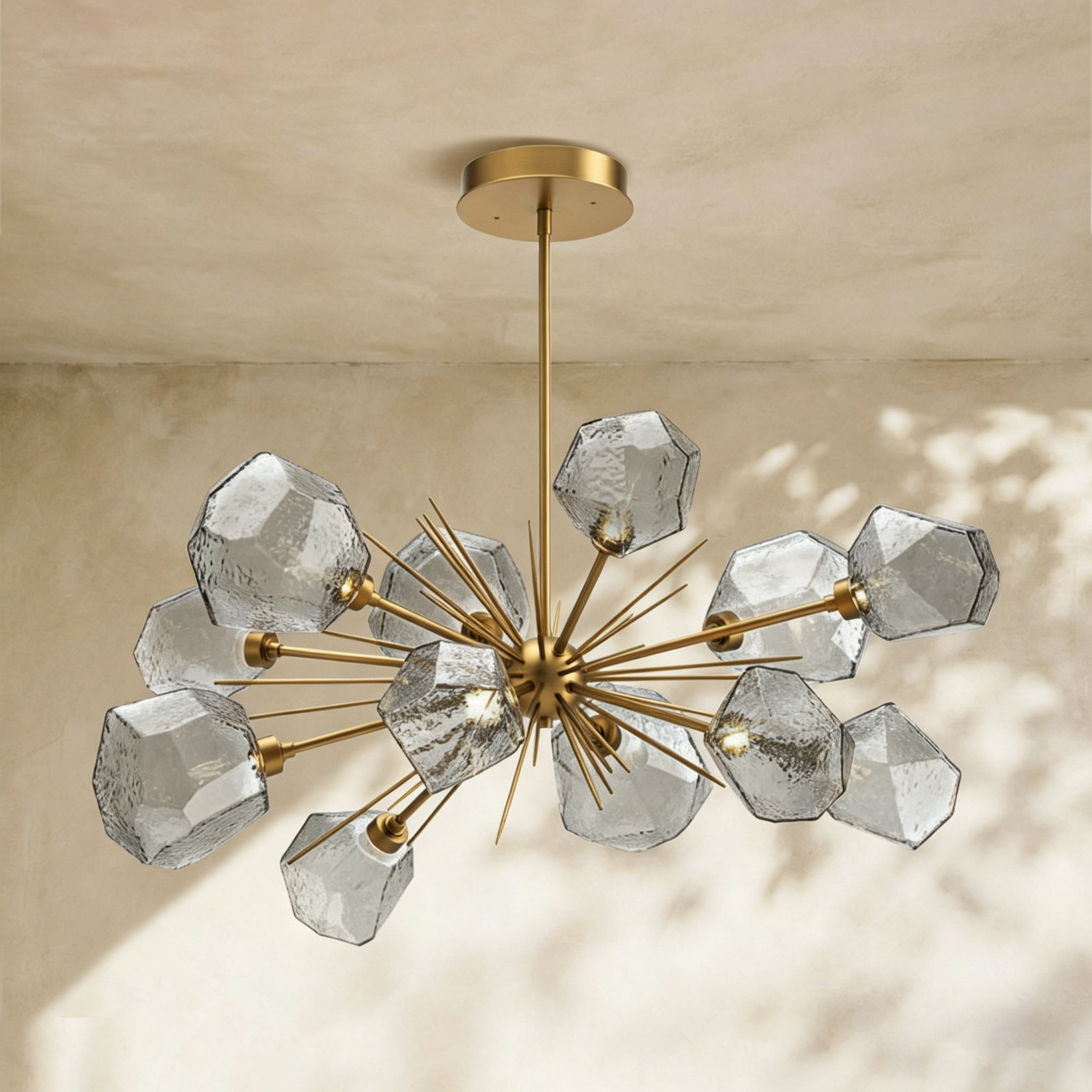Art Twisted Oval Starburst Chandelier