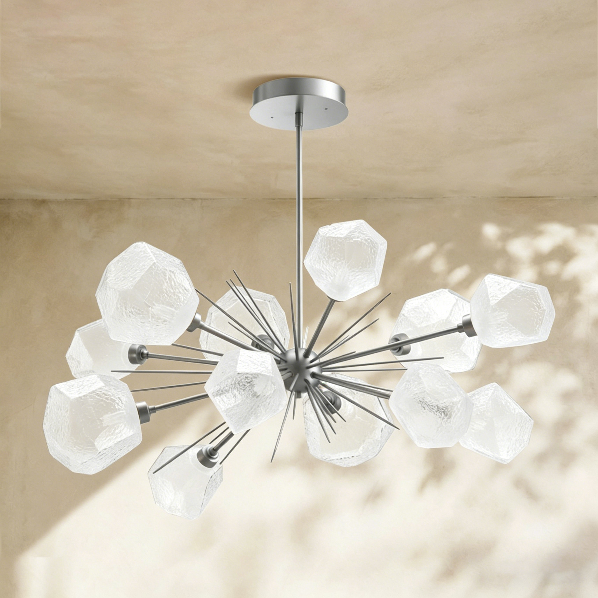 Art Twisted Oval Starburst Chandelier